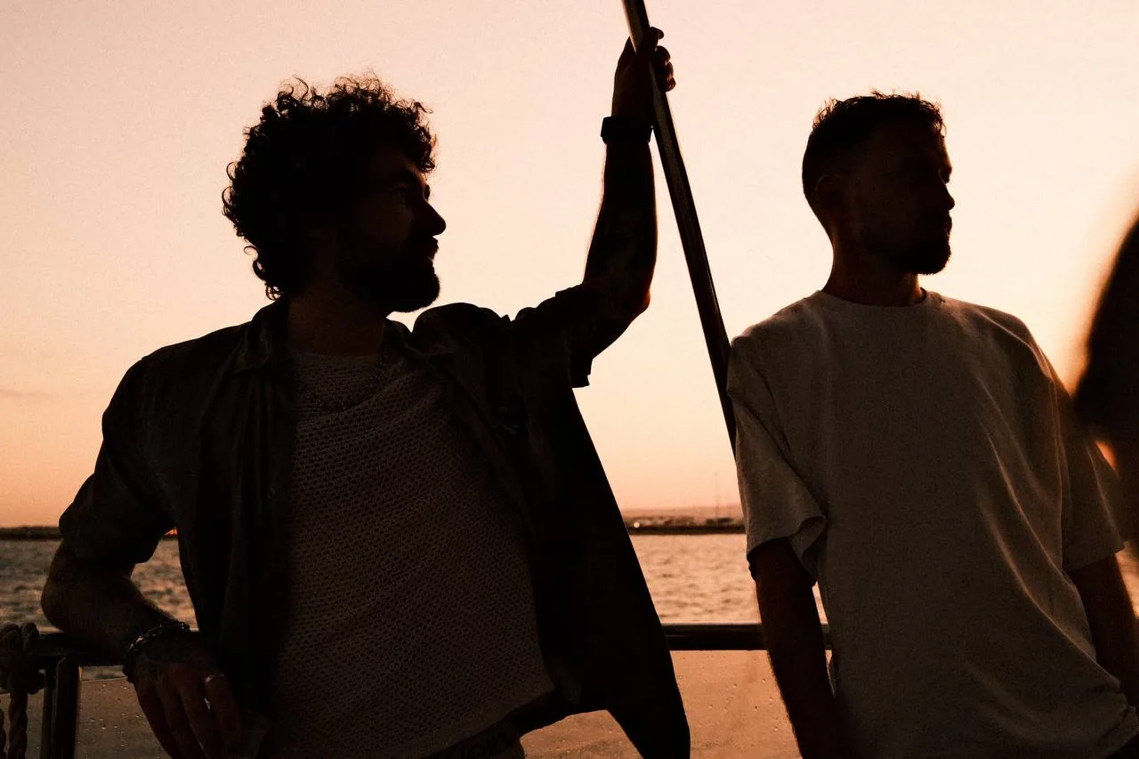 Two of us against the sunset